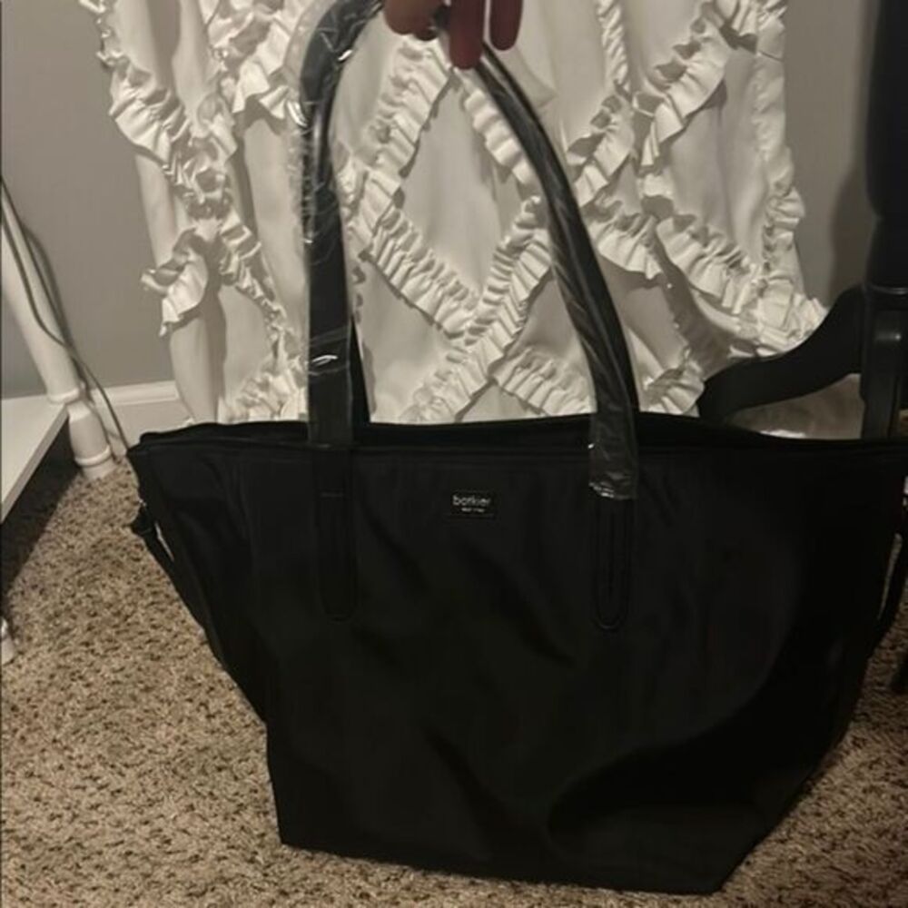 Botkier Black Tote Bag with Structured Design and Durable Handles - Picture 1 of 9